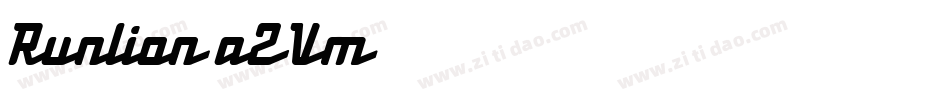 Runlion-aZVm字体转换