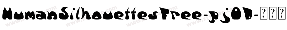 HumanSilhouettesFree-pj0D字体转换