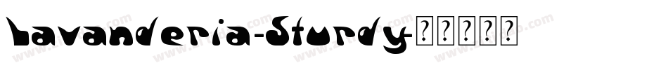 Lavanderia-Sturdy字体转换