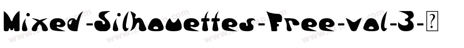 Mixed-Silhouettes-Free-vol-3字体转换