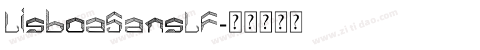 LisboaSansLF字体转换