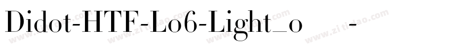 Didot-HTF-L06-Light_0手机版字体转换