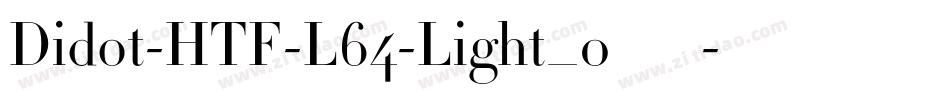 Didot-HTF-L64-Light_0手机版字体转换