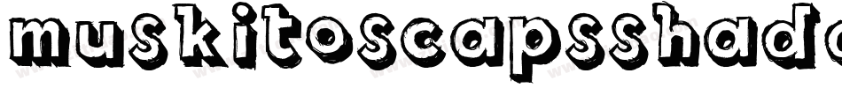 MuskitosCapsShadDown字体转换