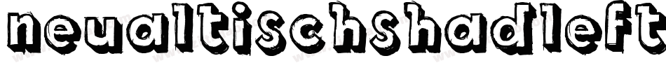 NeuAltischShadLeft字体转换