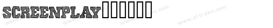 ScreenPlay字体转换