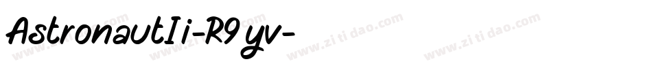 AstronautIi-R9yv字体转换