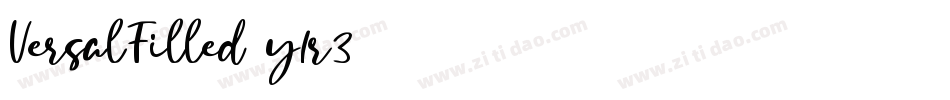 VersalFilled-y1r3字体转换