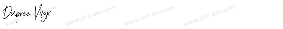 Dupree-V4zx字体转换