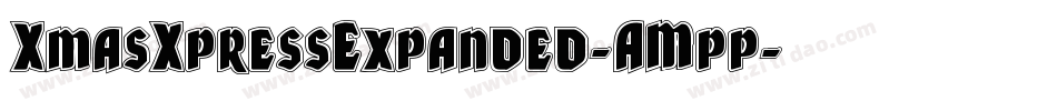 XmasXpressExpanded-AMpp字体转换