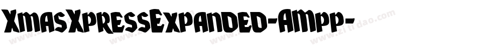 XmasXpressExpanded-AMpp字体转换