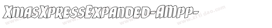XmasXpressExpanded-AMpp字体转换