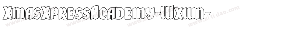 XmasXpressAcademy-Wxwn字体转换