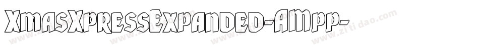 XmasXpressExpanded-AMpp字体转换