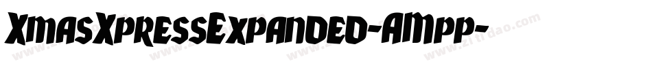 XmasXpressExpanded-AMpp字体转换