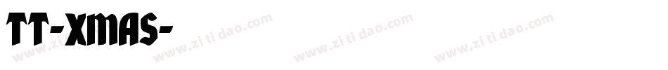 TT-XMAS字体转换