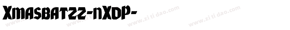 Xmasbatzz-nXdP字体转换