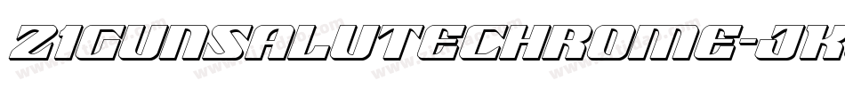 21GunSaluteChrome-jKqG字体转换