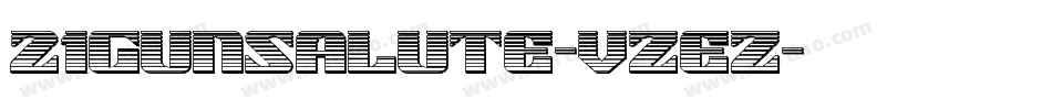 21GunSalute-VZeZ字体转换