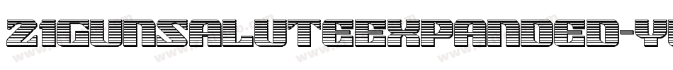 21GunSaluteExpanded-yWxY字体转换