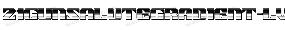 21GunSaluteGradient-lved字体转换