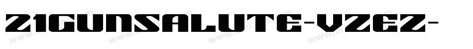 21GunSalute-VZeZ字体转换