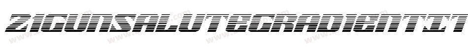 21GunSaluteGradientItalic-n75g字体转换
