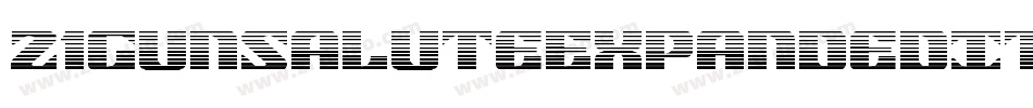 21GunSaluteExpandedItalic-9jqK字体转换