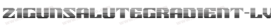 21GunSaluteGradient-lved字体转换