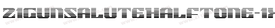 21GunSaluteHalftone-1xq2字体转换