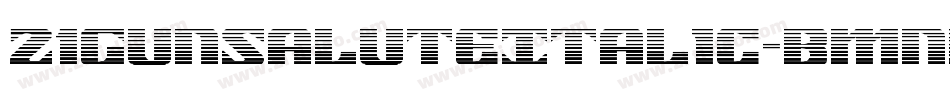 21GunSaluteItalic-BMnd字体转换