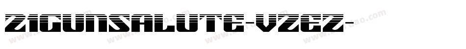 21GunSalute-VZeZ字体转换