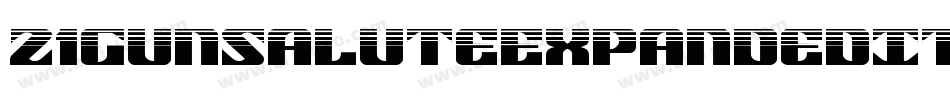 21GunSaluteExpandedItalic-9jqK字体转换