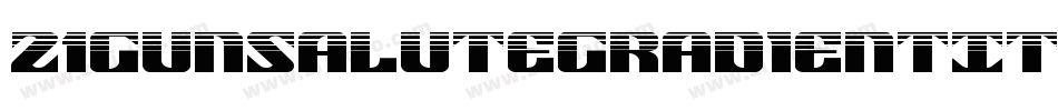 21GunSaluteGradientItalic-n75g字体转换