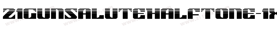 21GunSaluteHalftone-1xq2字体转换
