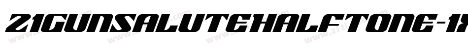 21GunSaluteHalftone-1xq2字体转换