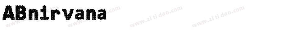 ABnirvana字体转换