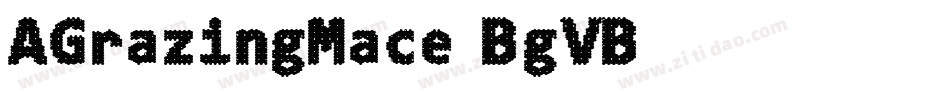 AGrazingMace-BgVB字体转换