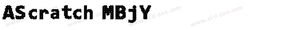 AScratch-MBjY字体转换