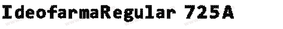 IdeofarmaRegular-725A字体转换