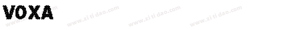 VOXA字体转换