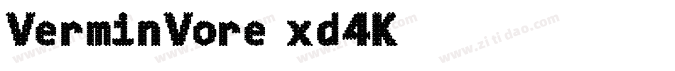 VerminVore-xd4K字体转换