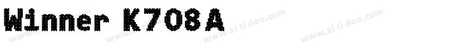 Winner-K708A字体转换