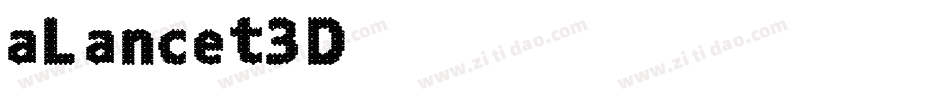 aLancet3D字体转换