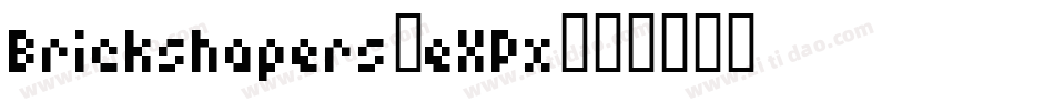Brickshapers-eXPx字体转换