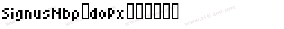 SignusNbp-doPx字体转换