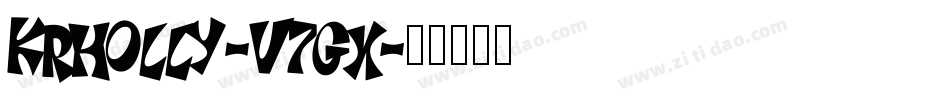 KrHolly-V7gx字体转换