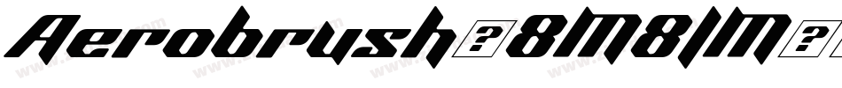 Aerobrush-8M8lM字体转换