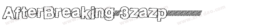 AfterBreaking-3zazp字体转换