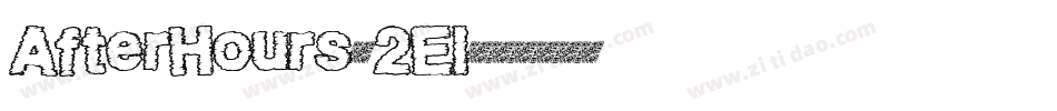 AfterHours-2El字体转换